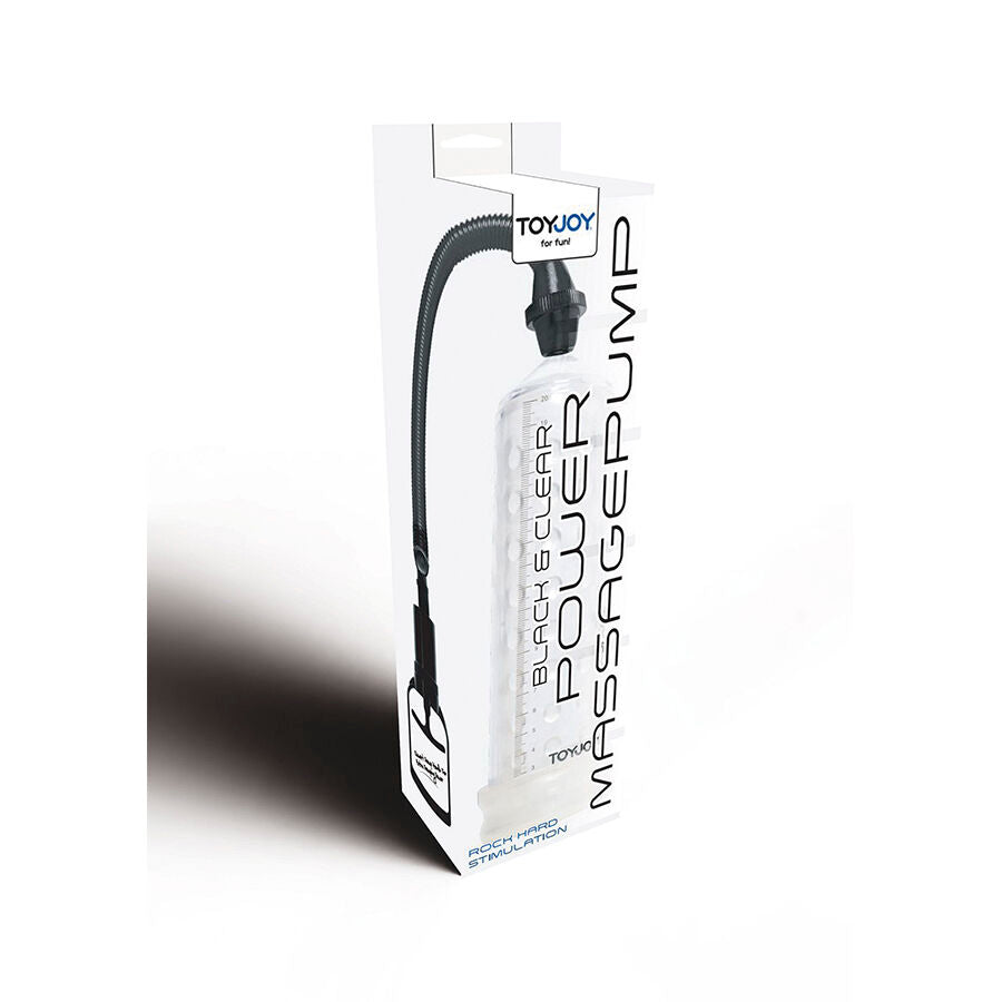 TOYJOY - POMPE DE MASSAGE PUISSANTE AVEC MANCHON TRANSPARENT TOYJOY
