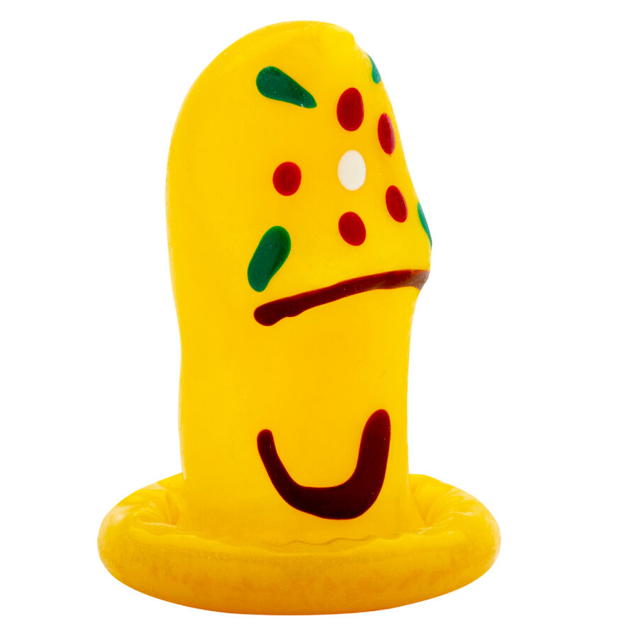 CONDOMERIE - SABOTS DE PRÉSERVATIFS FANTAISIE PEINTS À LA MAIN CONDOMERIE