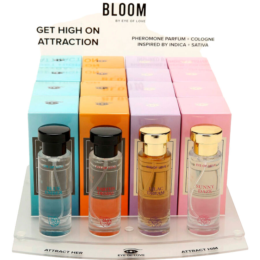 EYE OF LOVE - BLOOM PRÉSENTOIR 4X6 PARFUMS 10 ML EYE OF LOVE