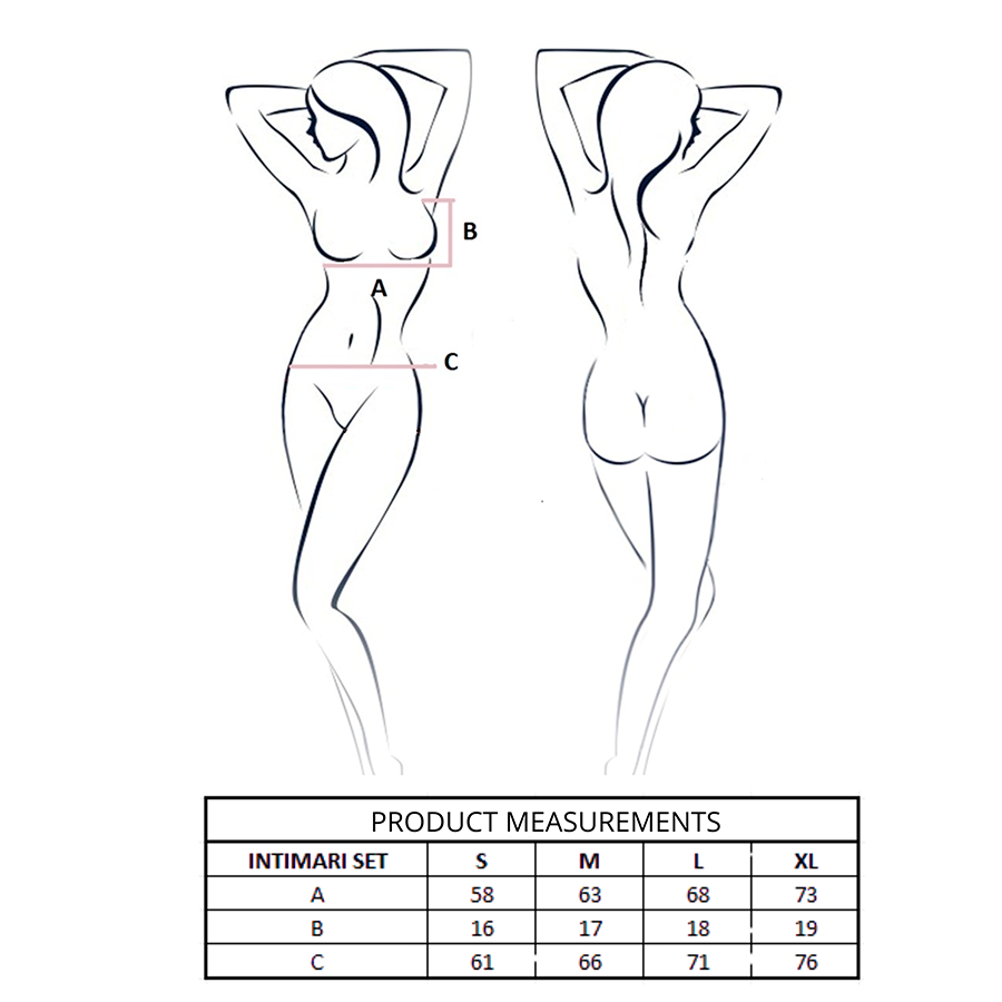 PASSION - ENSEMBLE SOUTIEN-GORGE + CULOTTE INTIMARI NOIR L/XL PASSION WOMAN SETS