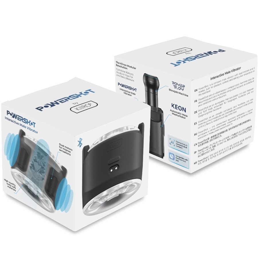 KIIROO - VIBRATEUR DE POCHE POUR HOMME POWERSHOT KIIROO