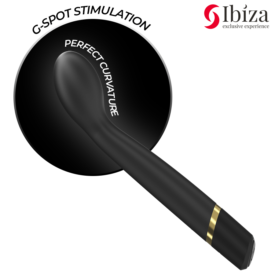 IBIZA - VIBRATEUR POINT G 10 VIBRATIONS RECHARGEABLE IBIZA TECHNOLOGY