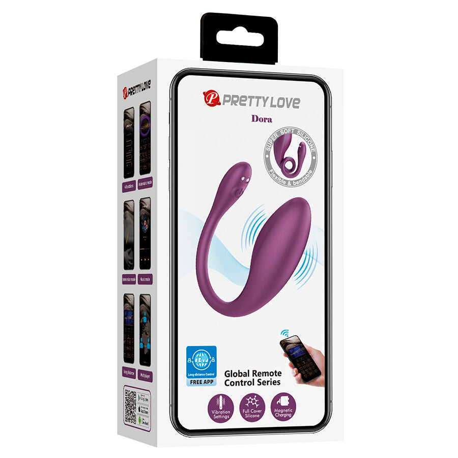 PRETTY LOVE - DORA VIBRATEUR INVISIBLE AVEC APPLICATION GRATUITE PRETTY LOVE SMART