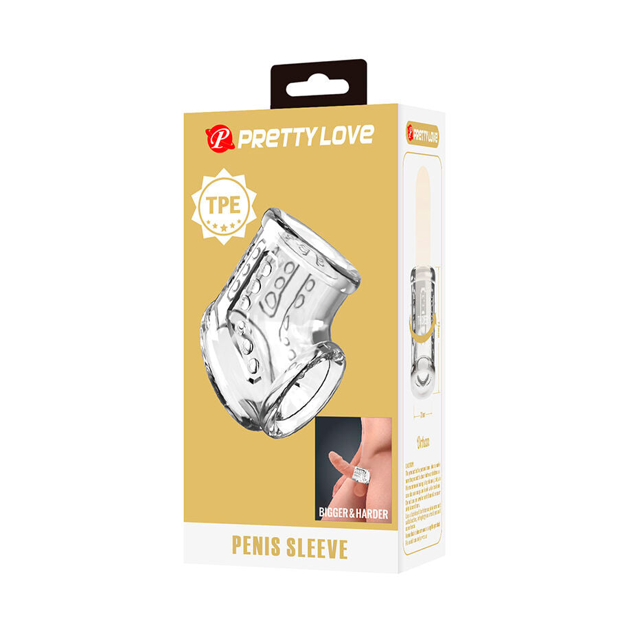 PRETTY LOVE - GAINE PÉNIENNE COURTE ET TRANSPARENTE PRETTY LOVE MALE