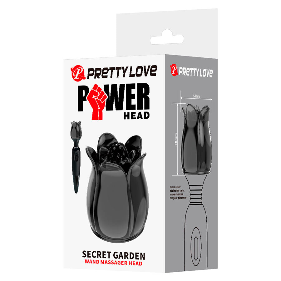 PRETTY LOVE - SECRET GARDEN TÊTE DE MASSAGE NOIRE PRETTY LOVE FLIRTATION
