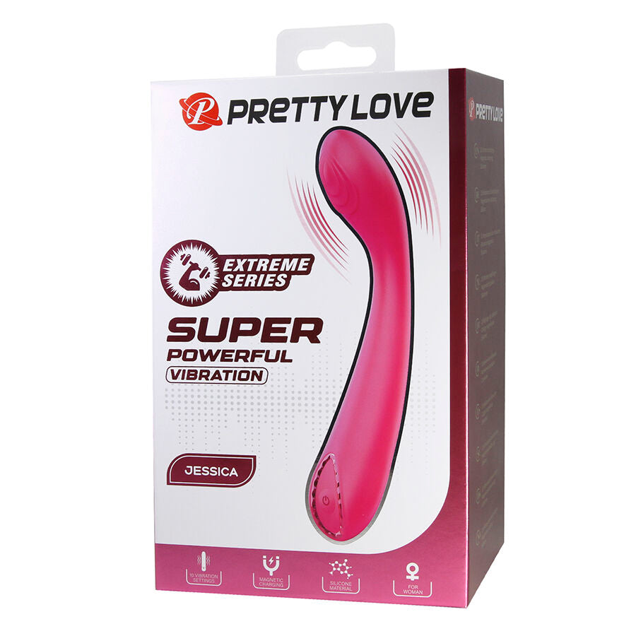PRETTY LOVE - JESSICA VIBRATEUR ROSE HAUTE PUISSANCE PRETTY LOVE SMART