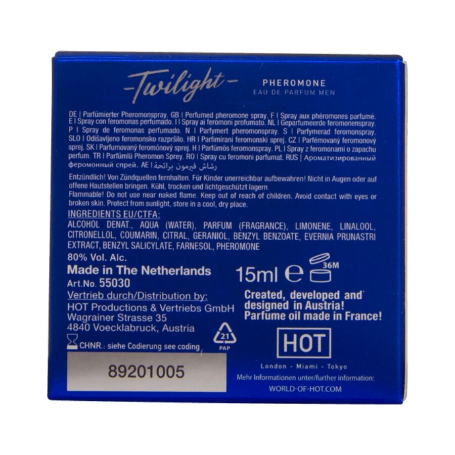 HOT - PARFUM PHEROMONE TWILIGHT POUR HOMME 15 ML HOT