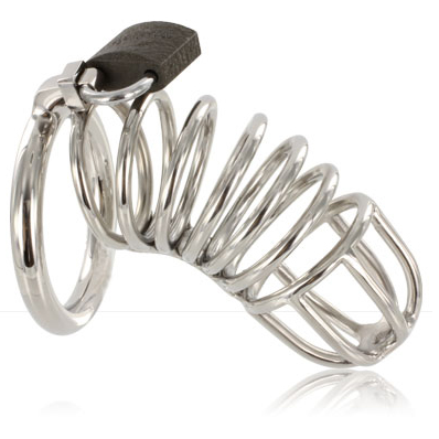 METAL HARD - DISPOSITIF DE CHASTETÉ ANNEAU DE CAGE METAL HARD