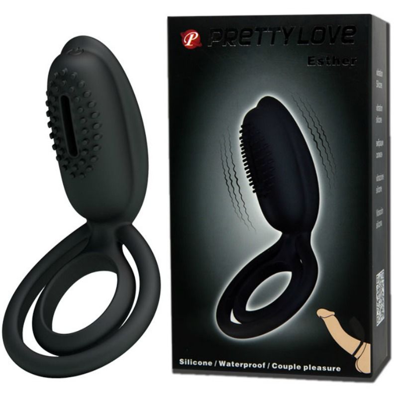 PRETTY LOVE - ESTHER ANNEAU VIBRANT AVEC STIMULATEUR PRETTY LOVE MALE
