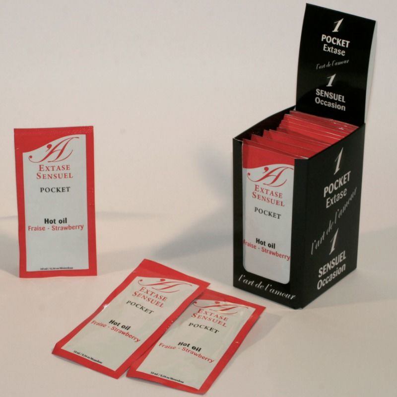 EXTASE SENSUAL - HUILE STIMULANTE DE FRAISE 10 ML EXTASE SENSUAL