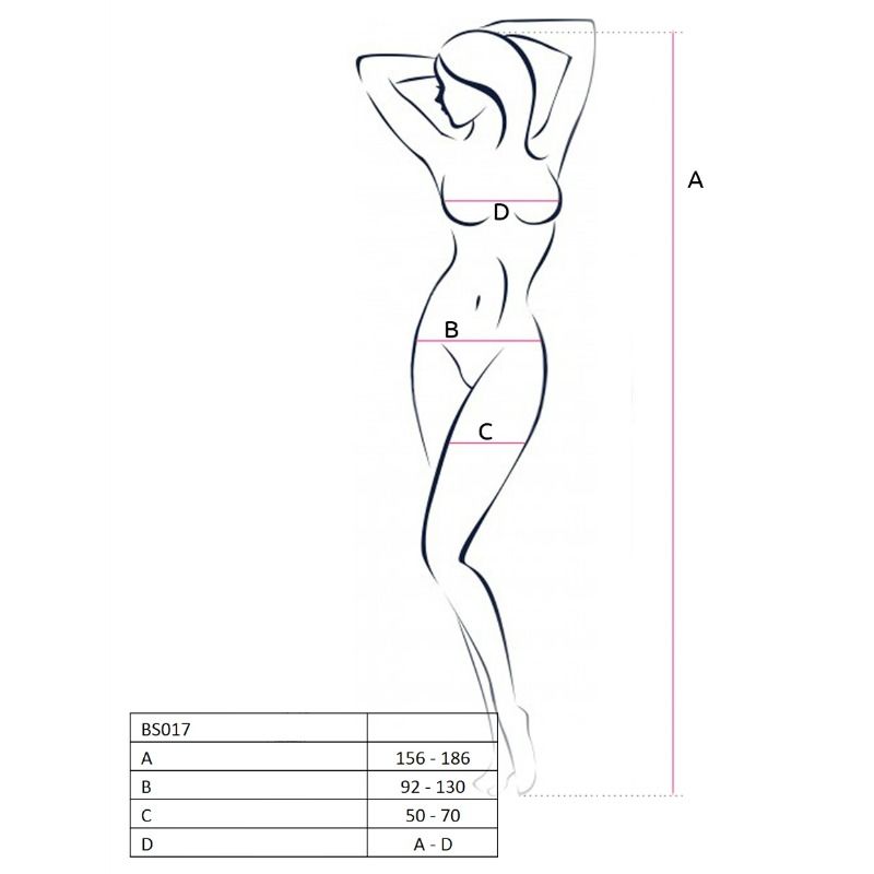 PASSION - FEMME BS017 BODYSTOCKING BLANC TAILLE UNIQUE PASSION WOMAN BODYSTOCKINGS