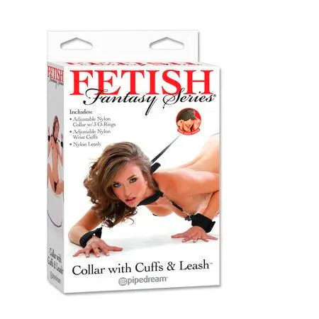 FETISH FANTASY SERIES - COLLIER AVEC MANCHETTES ET LAISSE FETISH FANTASY SERIES