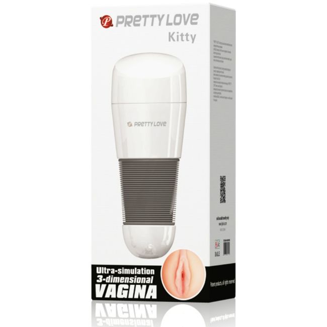 PRETTY LOVE - MASTURBATEUR VAGIN BLANC KITTY PRETTY LOVE MALE