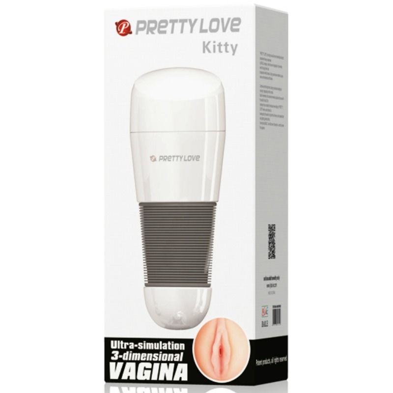PRETTY LOVE - KITTY MASTURBATEUR VAGIN BLANC 2 PRETTY LOVE MALE