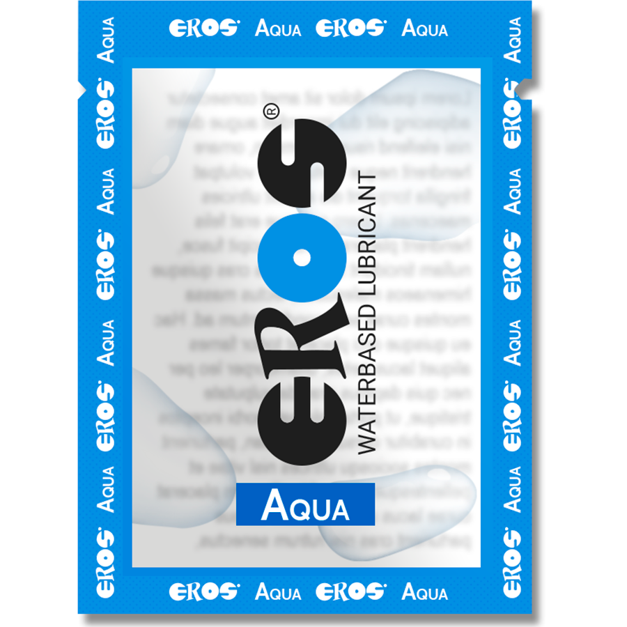 EROS AQUA - A BASE D'EAU 4 ML EROS AQUA & SILK