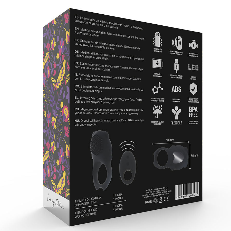 MIA - TELECOMMANDE COLOSSEO RING NOIR MIA