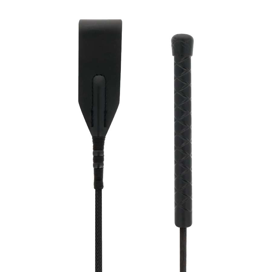 DARKNESS - FOUET EN CUIR 45 CM DARKNESS SENSATIONS