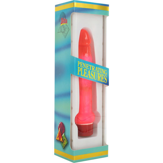 SEVEN CREATIONS - VIBRATEUR ANAL ROSE JELLY THIN SEVEN CREATIONS