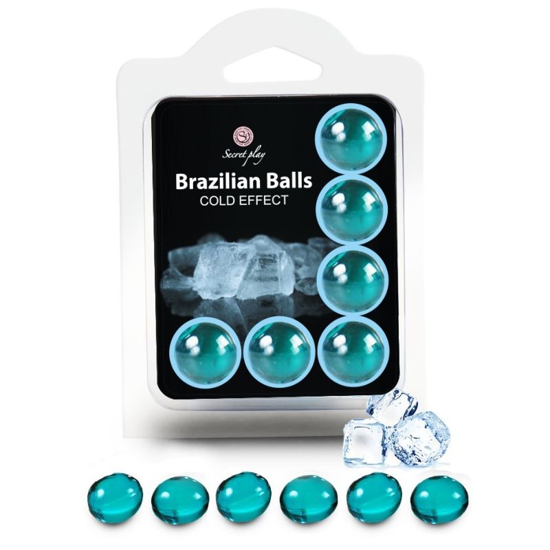 SECRETPLAY - SET 6 BALLES BRÉSILIENNES EFFET FROID SECRETPLAY COSMETIC