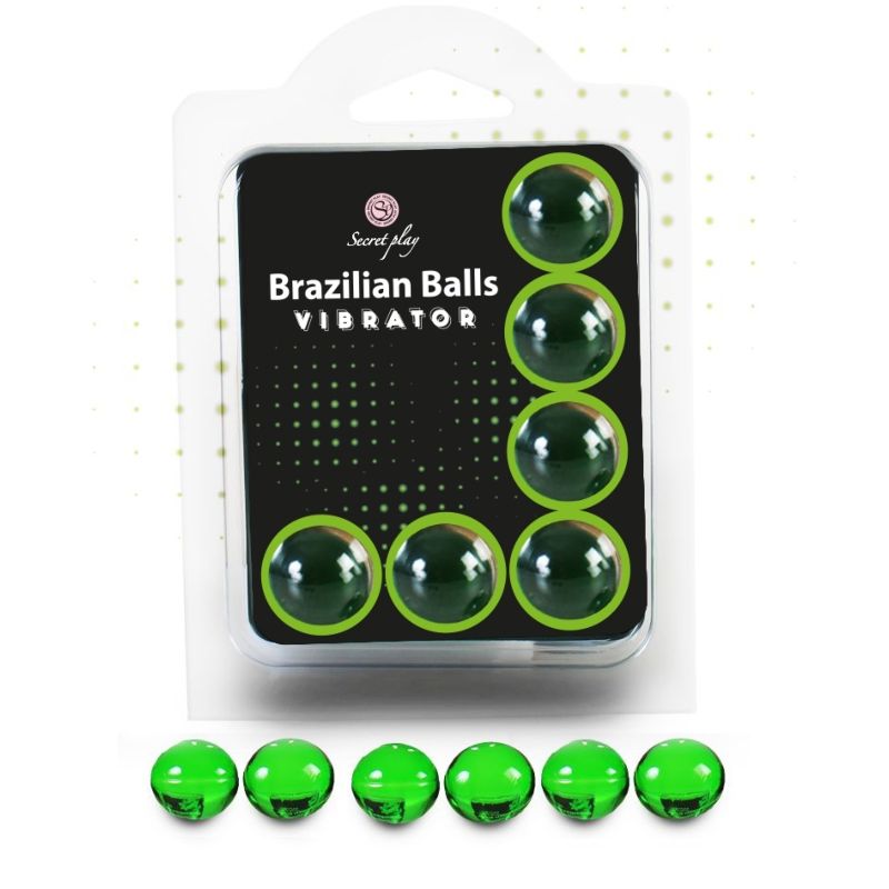 SECRETPLAY - SET 6 BOULES BRÉSILIENNES VIBRATEUR SECRETPLAY COSMETIC