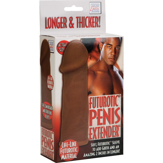 CALEXOTICS - EXTENSION DE PÉNIS FUTUROTIQUE MARRON CALEXOTICS