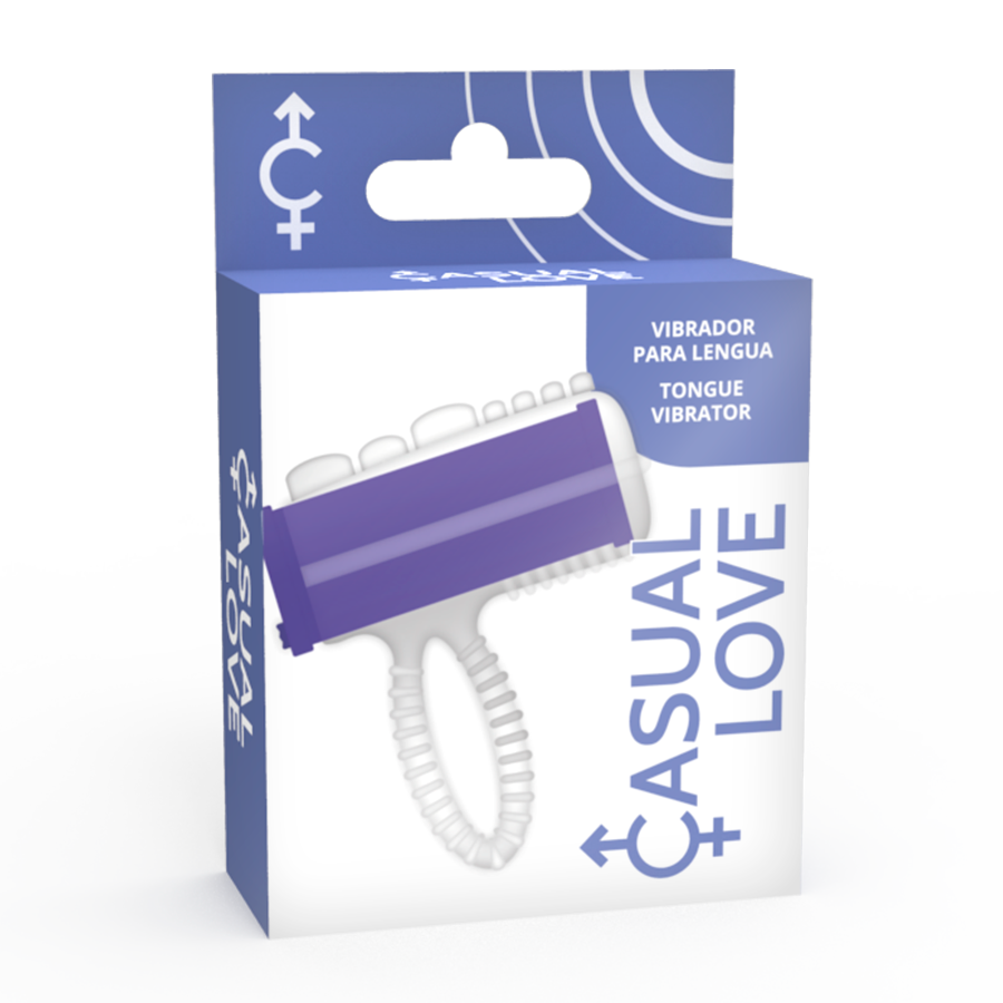 CASUAL LOVE - RING VIBRATOR LILAC TONGUE CASUAL LOVE