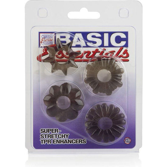 CALEXOTICS - PAQUET DE 4 ESSENTIELS DE BASE CALEXOTICS