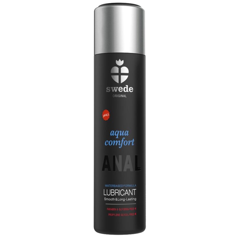 SWEDE - AQUA COMFORT ANAL LUBRIFIANT A BASE D''EAU 120 ML SWEDE