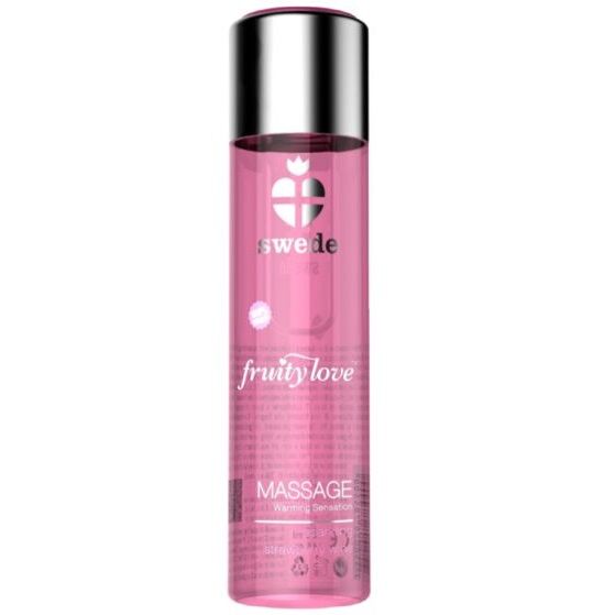 SWEDE - FRUITY LOVE HUILE EFFET CHALEUR FRAISES AU CHAMPAGNE 60 ML SWEDE