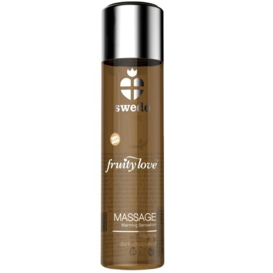 SWEDE - FRUITY LOVE EFFET CHAUFFANT HUILE DE MASSAGE CHOCOLAT NOIR INTENSE 60 ML SWEDE