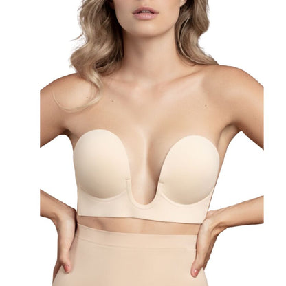 BYE-BRA - SOUTIEN-GORGE SANS POIGNÉES BEIGE BONNET A BYE BRA - BRAS