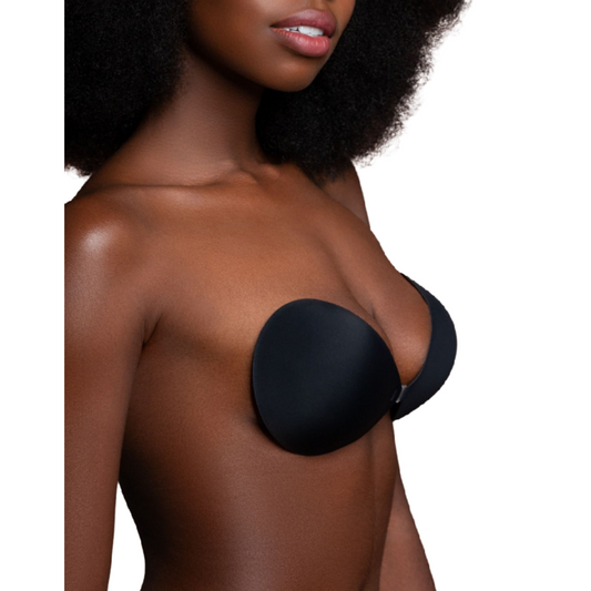 BYE-BRA - SOUTIEN-GORGE INVISIBLE NOIR BONNET C BYE BRA - BRAS