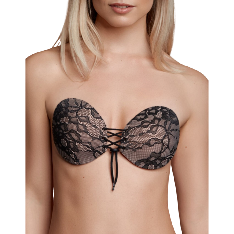 BYE-BRA - SOUTIEN-GORGE ADHÉSIF EMPLACEMENT & BRODERIE BONNET D BYE BRA - BRAS