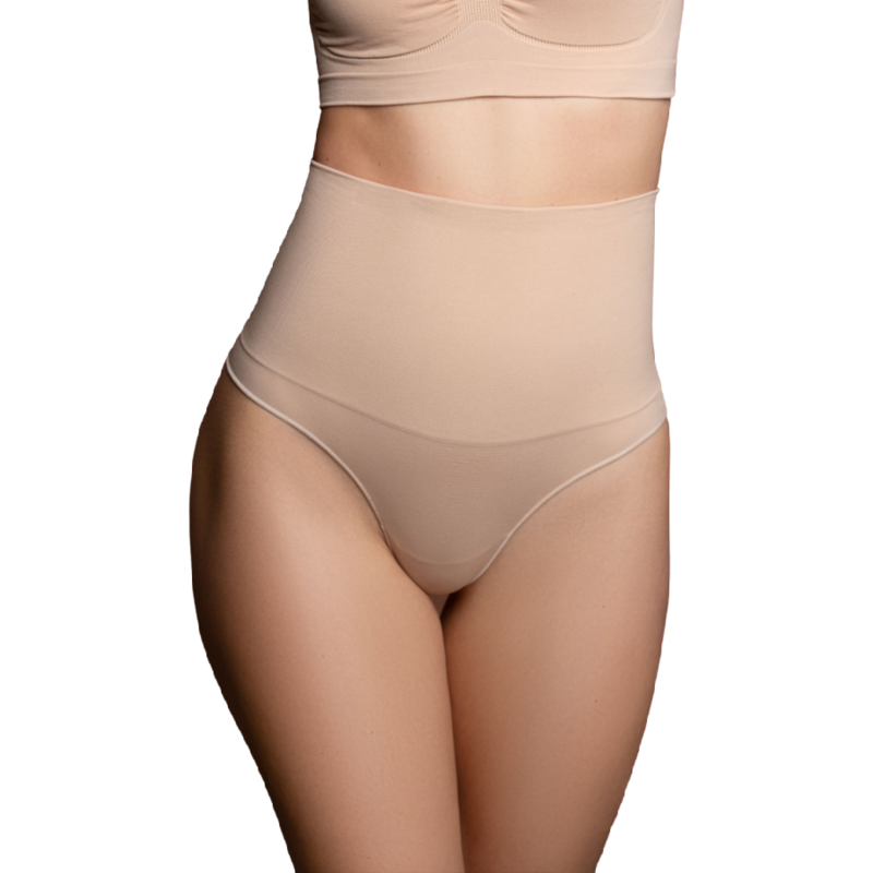 BYE-BRA - FAONNEUR SANS POINTS STYLE STRING BEIGE TAILLE M BYE BRA - UNDERWEAR