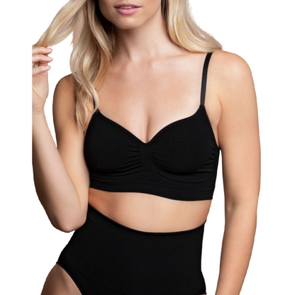 BYE-BRA - MEDIUM CONTROL SOUTIEN-GORGE SANS POINTS NOIR TAILLE S BYE BRA - BRAS