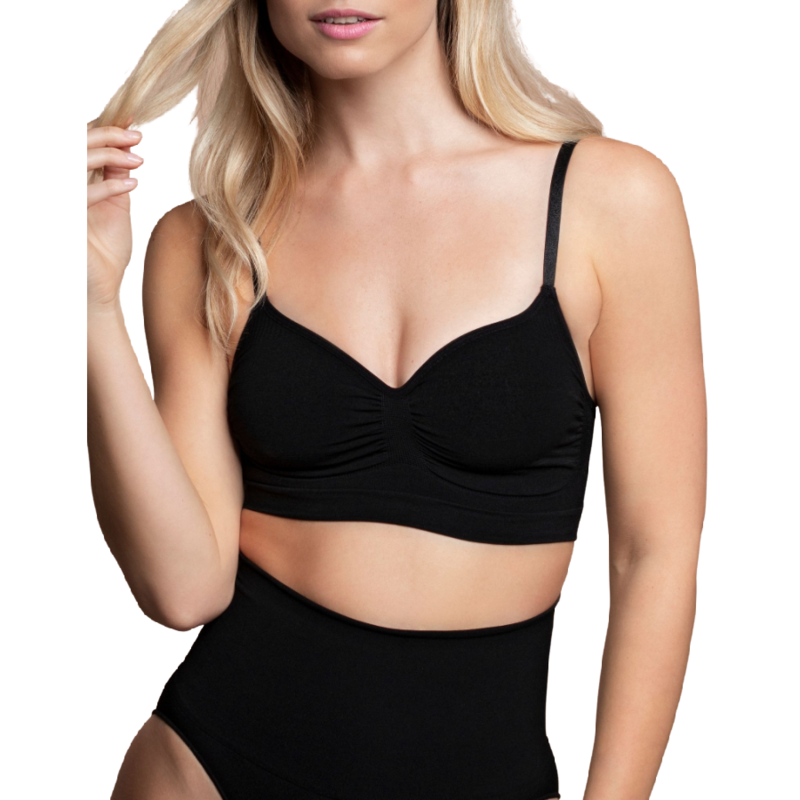 BYE-BRA - MEDIUM CONTROL SOUTIEN-GORGE SANS POINTS NOIR TAILLE XXL BYE BRA - BRAS
