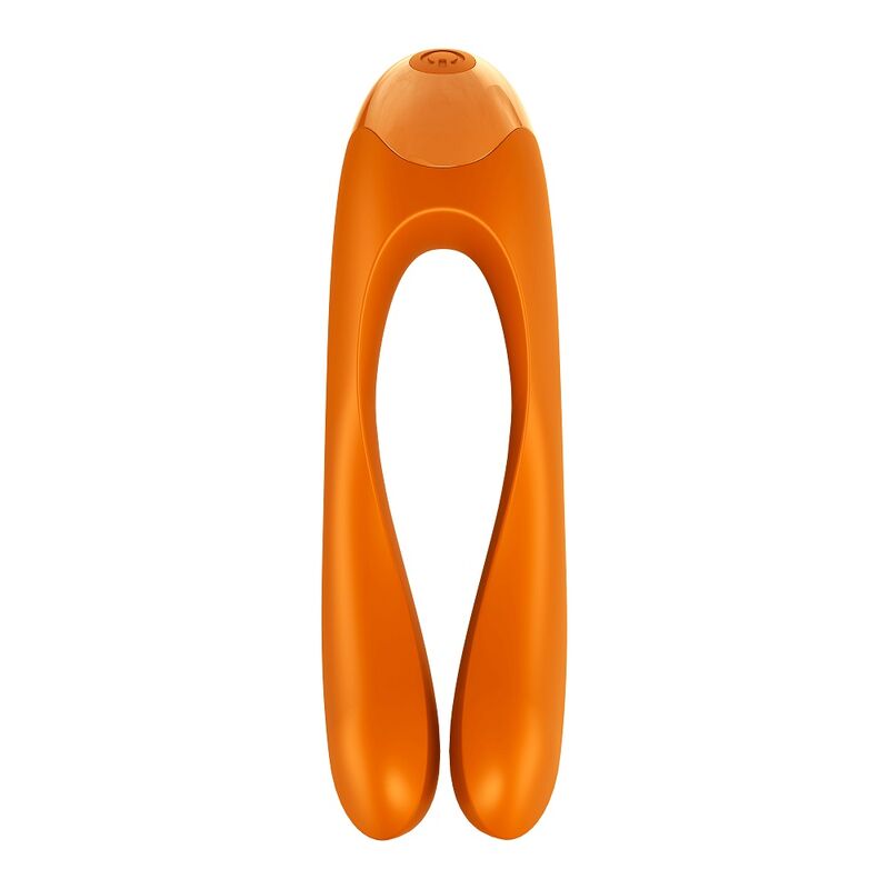 SATISFYER - VIBRATEUR  DOIGTS CANDY CANE ORANGE SATISFYER VIBRATOR