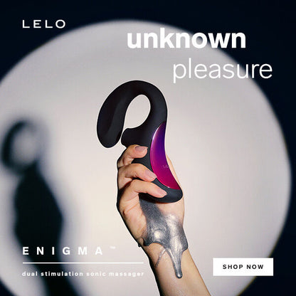 LELO - ENIGMA DOUBLE ASPIRATION STIMULATION MASSEUR  ROSE PROFONDE LELO