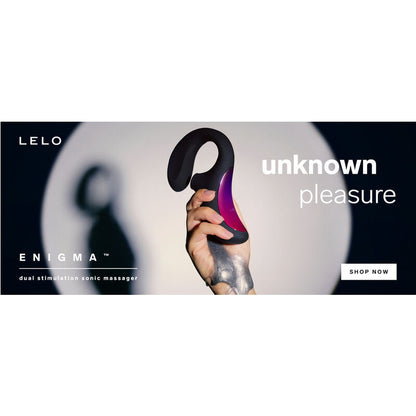 LELO - ENIGMA DOUBLE ASPIRATION STIMULATION MASSEUR  ROSE PROFONDE LELO