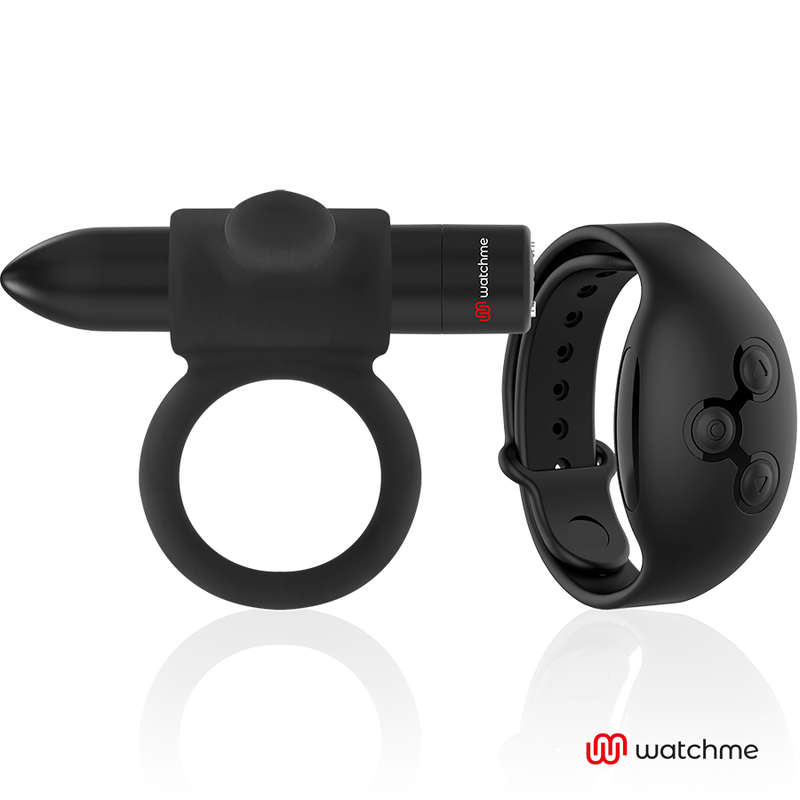BLACK&SILVER - COCKRING À TÉLÉCOMMANDE CAMERON WATCHME BLACK&SILVER