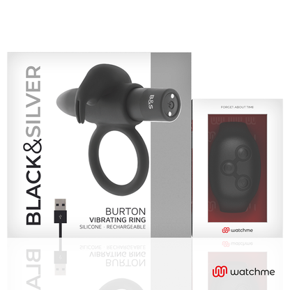 BLACK&SILVER - BURTON TÉLÉCOMMANDE COCKRING WATCHME BLACK&SILVER