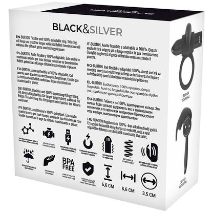 BLACK&SILVER - BURTON TÉLÉCOMMANDE COCKRING WATCHME BLACK&SILVER