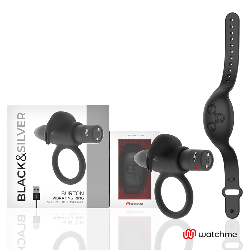 BLACK&SILVER - BURTON TÉLÉCOMMANDE COCKRING WATCHME BLACK&SILVER
