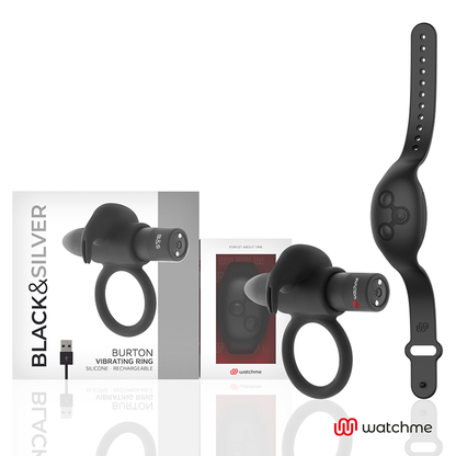BLACK&SILVER - BURTON TÉLÉCOMMANDE COCKRING WATCHME BLACK&SILVER