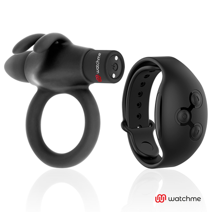 BLACK&SILVER - AGRON TÉLÉCOMMANDE COCKRING WATCHME BLACK&SILVER