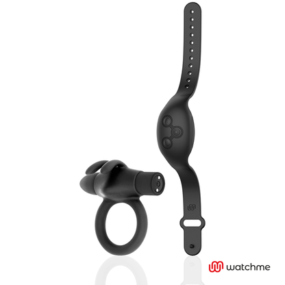 BLACK&SILVER - AGRON TÉLÉCOMMANDE COCKRING WATCHME BLACK&SILVER