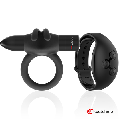 BLACK&SILVER - AGRON TÉLÉCOMMANDE COCKRING WATCHME BLACK&SILVER