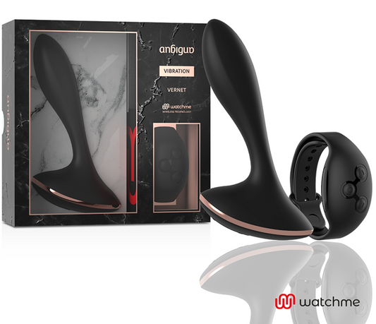 ANBIGUO - WATCHME VIBRATEUR TÉLÉCOMMANDE PLUG ANAL VERNET ANBIGUO