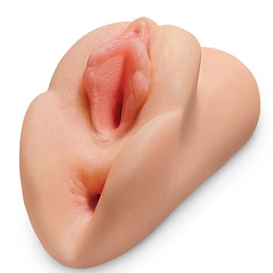 PDX PLUS - MASTURBATEUR NATUREL VAGIN ET ANUS DOUBLE STROKER CHATTE PARFAITE PDX PLUS+