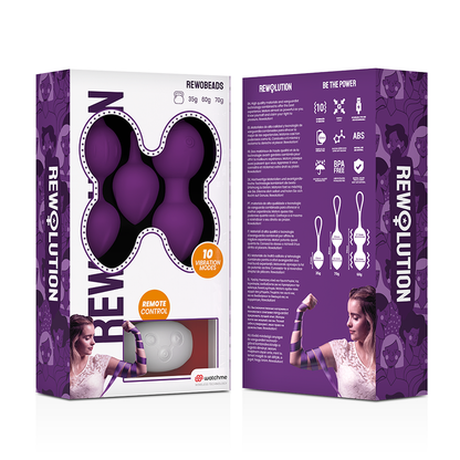 REWOLUTION - REWOBEADS BALLES VIBRANTES TÉLÉCOMMANDE AVEC TECHNOLOGIE WATCHME REWOLUTION